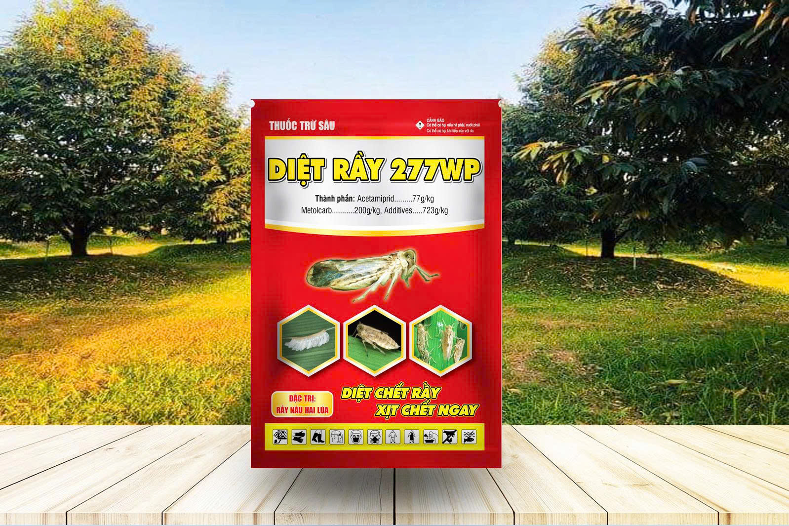 DIỆT RẦY 277WP 100gr DIỆT RẦY 277WP 100gr